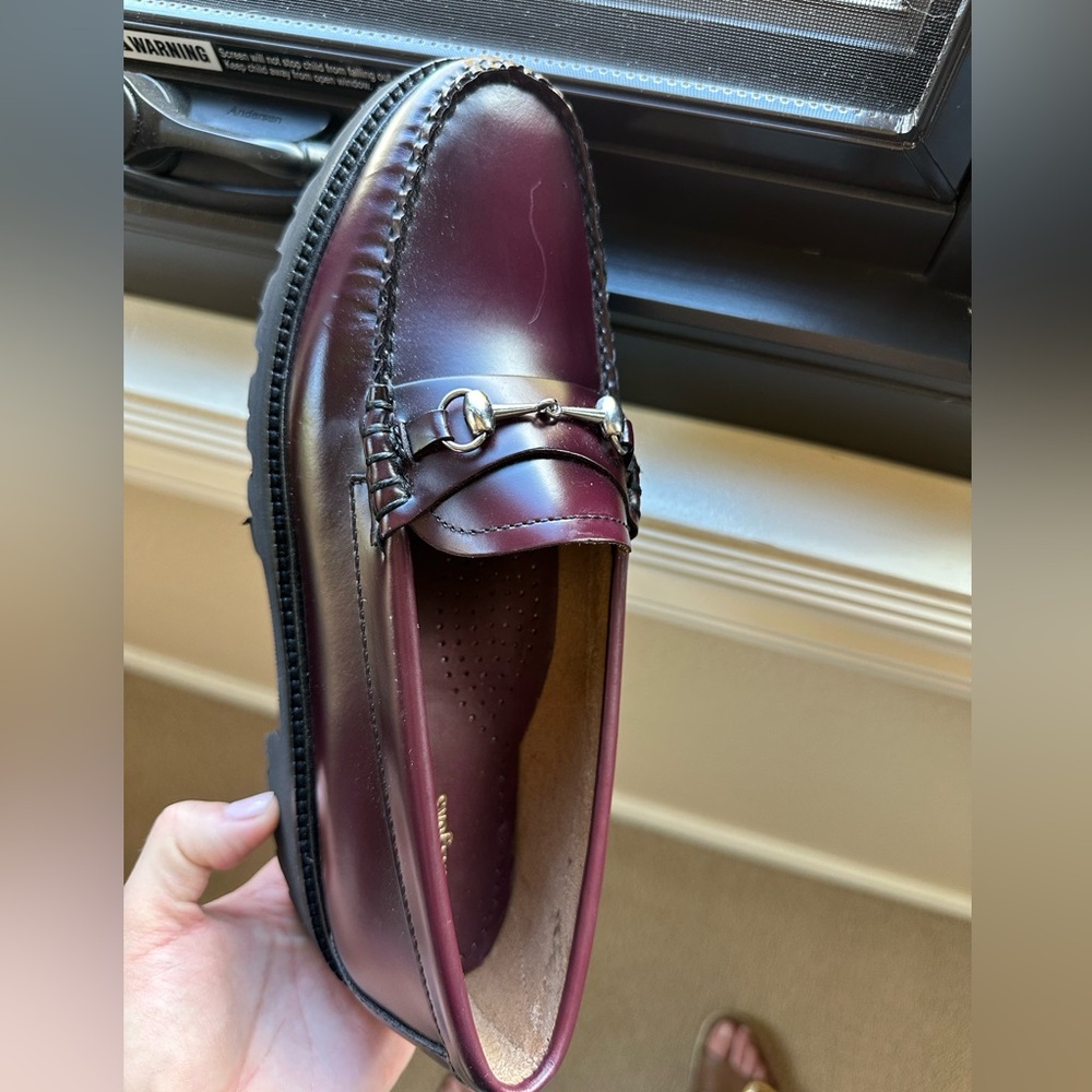 NWOT G.H. Bass Weejuns Women's Burgundy Loafers Never Worn - Picture 7 of 13